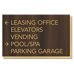 5-Line Directional Sign