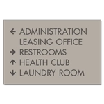 5-Line Directional Sign