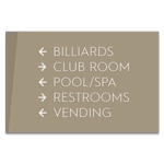 5-Line Directional Sign