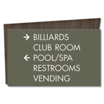 5-Line Directional Sign