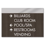 5-Line Directional Sign