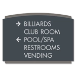 5-Line Directional Sign
