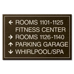 5-Line Directional Sign