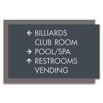 5-Line Directional Sign