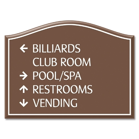 5-Line Directional Sign