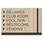 5-Line Directional Sign