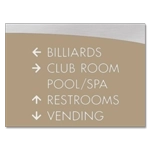 5-Line Directional Sign