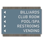 5-Line Directional Sign