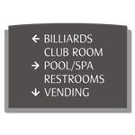 5-Line Directional Sign