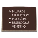 5-Line Directional Sign