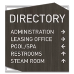 5-Line Directory Sign