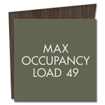 5-Line General Information Sign