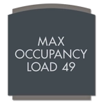 5-Line General Information Sign