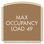 5-Line General Information Sign