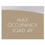 5-Line General Information Sign