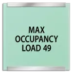 6-Line General Information Sign