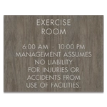 8-Line Common Room Sign