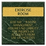 8-Line Common Room Sign