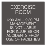 8-Line Common Room Sign