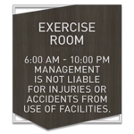 8-Line Common Room Sign