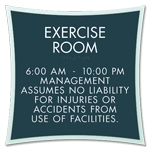 8-Line Common Room Sign