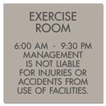 8-Line Common Room Sign