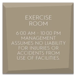 8-Line Common Room Sign