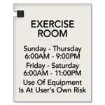 8-Line Common Room Sign