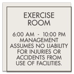 8-Line Common Room Sign