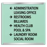 8-Line Directional Sign