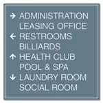 8-Line Directional Sign