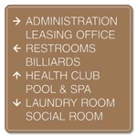 8-Line Directional Sign