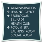 8-Line Directional Sign