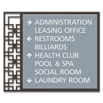 8-Line Directional Sign