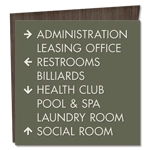 8-Line Directional Sign