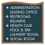 8-Line Directional Sign