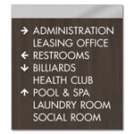 8-Line Directional Sign
