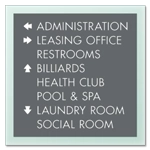 8-Line Directional Sign