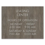 8-Line General Information Sign