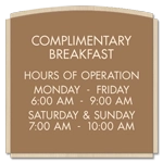 8-Line General Information Sign