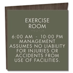 9-Line Common Room Sign