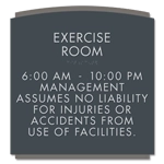 9-Line Common Room Sign