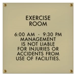 9-Line Common Room Sign