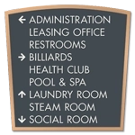 9-Line Directional Sign