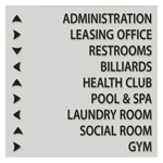 9-Line Directional Sign