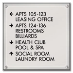 9-Line Directional Sign