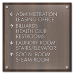 9-Line Directional Sign