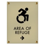 Accessible Direction Sign w/ Dynamic ISA