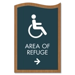 Accessible Direction Sign w/ ISA