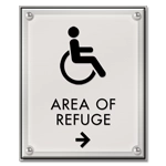 Accessible Direction Sign w/ ISA